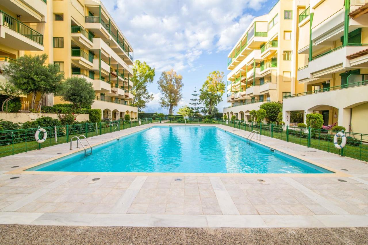 Вилла Aqua Vista Casa At Ксилокастро Экстерьер фото