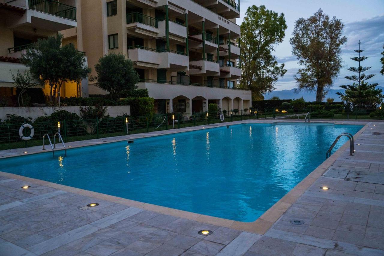 Вилла Aqua Vista Casa At Ксилокастро Экстерьер фото