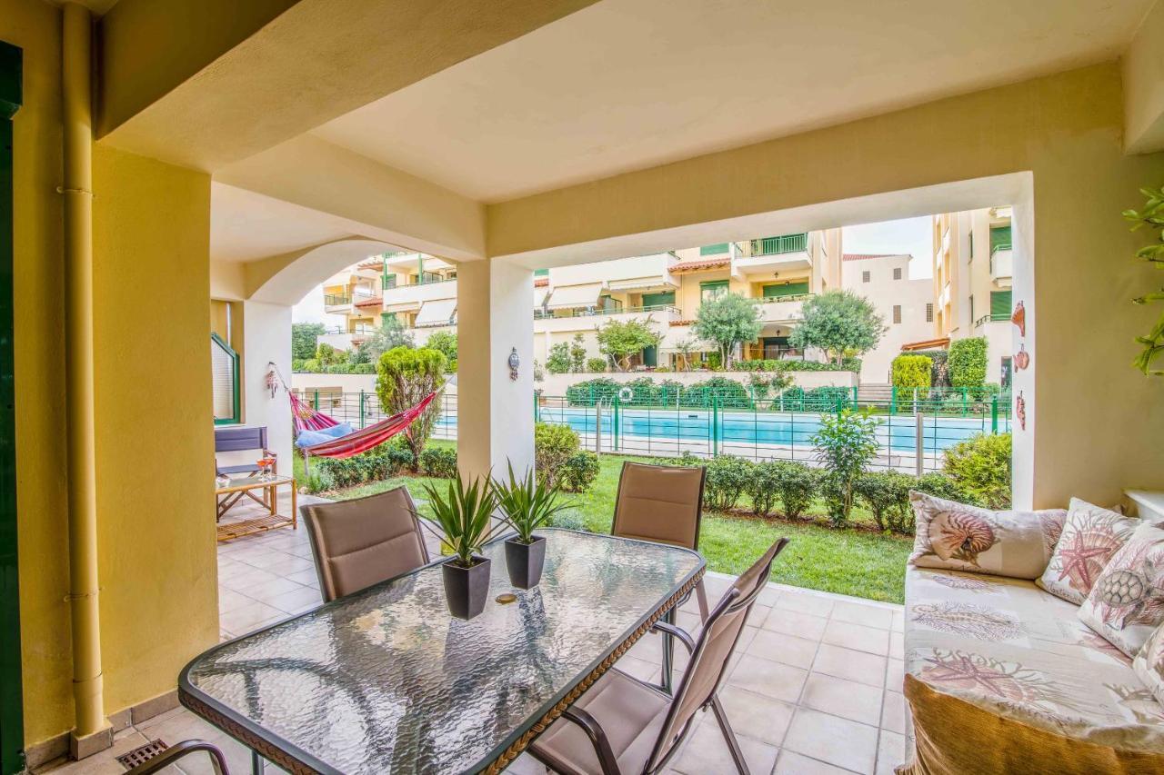 Вилла Aqua Vista Casa At Ксилокастро Экстерьер фото